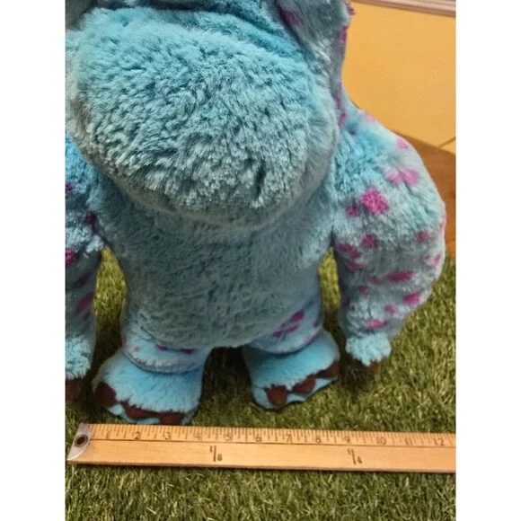Disney at Primark Light up Sulley Sully Monster Inc Plush 16" Works Clean - Picture 8 of 17